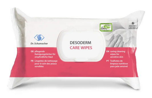 DESODERM CARE WIPES, Feuchtpflegetücher, Hände & Hautpflege 80 Tücher