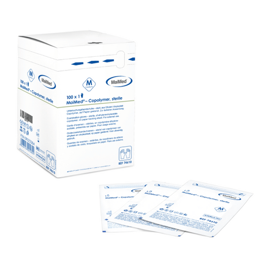 MaiMed® – Copolymer – sterile Einmalhandschuhe (Box a 100 Stück)